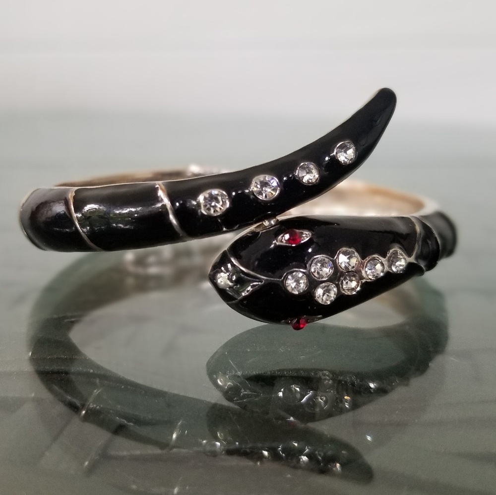 Cookie Lee Snake Hinge Bracelet